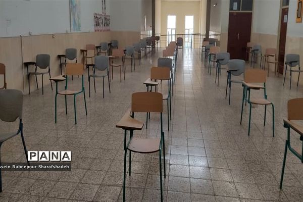 بازدید کارشناس سلامت و تندرستی منطقه 16 از حوزه‌های امتحانات نهایی1400