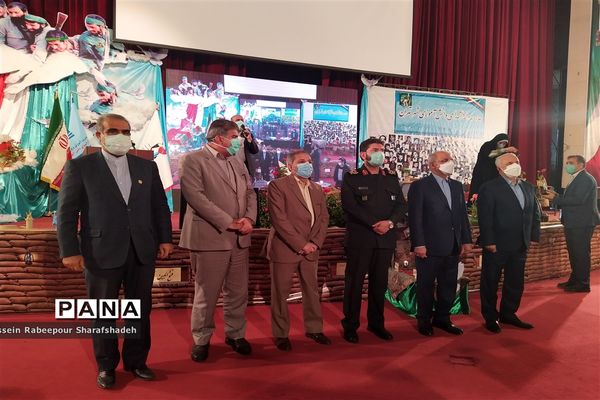 حضور وزیر آموزش و  پرورش و معاون رئیس جمهور در چهارمین کنگره معلمان و بیش از 1100 دانش آموز شهید در منطقه 16 تهران