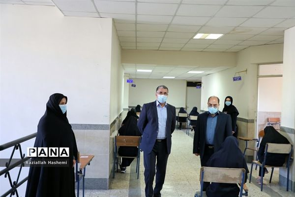بازدید مدیرکل آموزش و پرورش خراسان رضوی از حوزه های امتحان نهایی آموزش و پرورش ناحیه ۲ مشهد