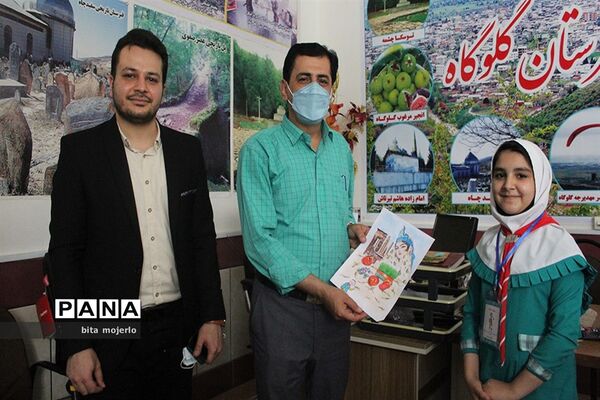 دیدار اعضای انجمن دانش آموزی میراث فرهنگی با رئیس اداره میراث فرهنگی شهرستان گلوگاه