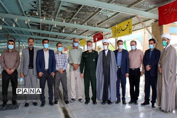 غبارروبی گلزار شهدای امیدیه