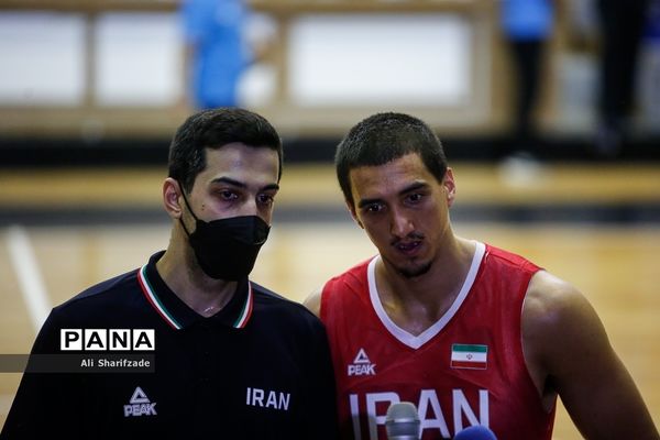 تمرین تیم ملی بسکتبال