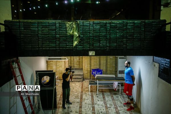 تمرین تیم ملی بسکتبال