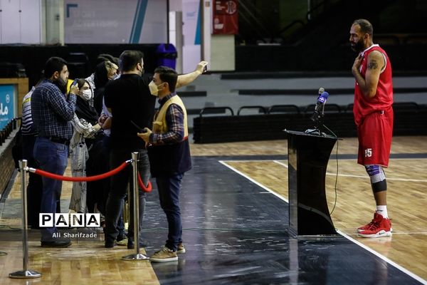 تمرین تیم ملی بسکتبال