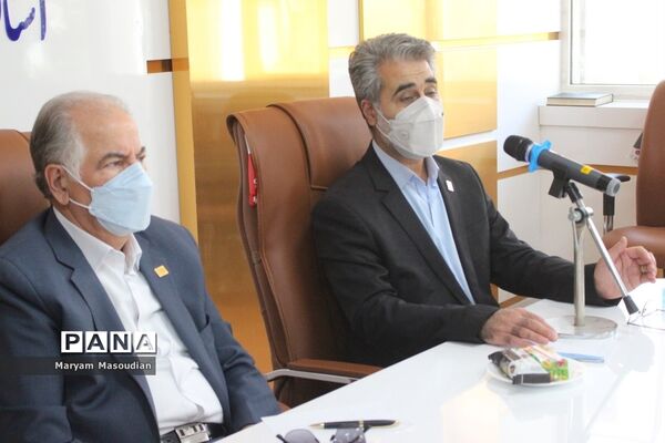 نشست خبری بنیاد خیرین استان بوشهر حامی دانشگاه فرهنگیان