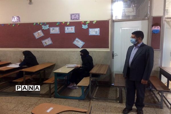 بازدید از حوزه‌های امتحانات نهایی شهرستان قدس