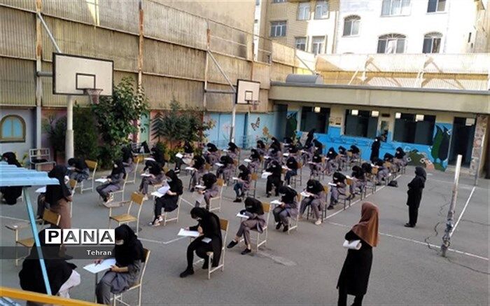 برگزاری ایمن امتحانات نهایی منطقه ۱۱