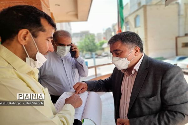 بازدید مدیرکل امور شاهد و ایثارگران وزارت آموزش و پرورش از حوزه امتحانات نهایی منطقه 16 تهران