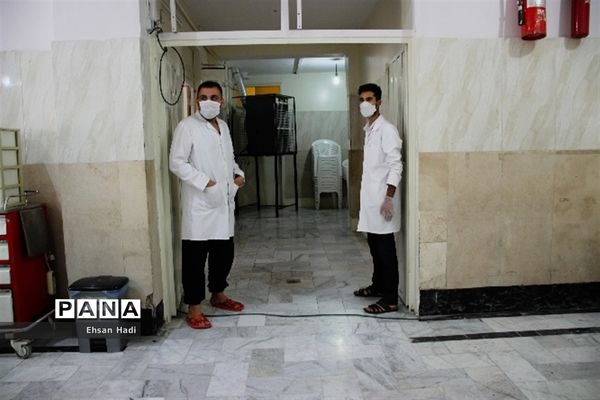 واکسیناسیون کرونا در آسایشگاه شهید بهشتی مشهد