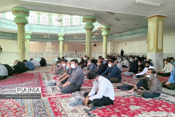 برگزاری مراسم ۱۴ خرداد در نماز جمعه  کاشمر در مصلی مسجد جامع  شهرستان
