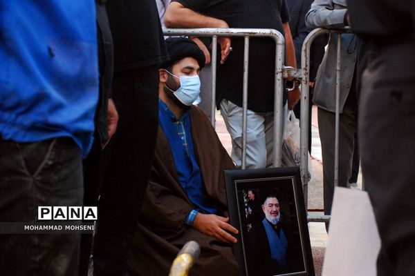 مراسم تشییع  حجت الاسلام سید علی اکبر محتشمی پور در حرم  حضرت عبدالعظیم حسنی(ع)