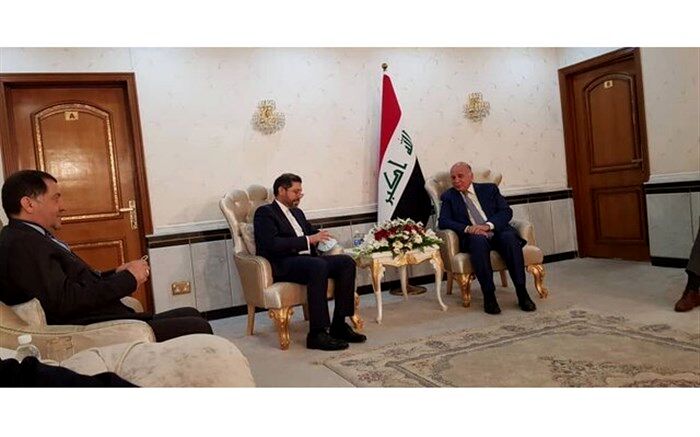 دیدار سخنگوی وزارت امور خارجه با وزیر خارجه عراق