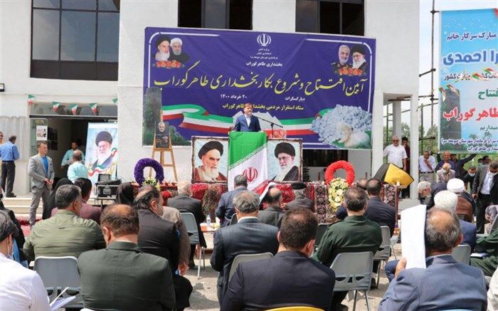 افتتاح بخشداری‌های طاهرگوراب و ضیابر شهرستان صومعه سرا