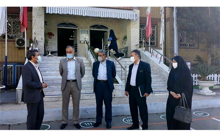 بازدید از آزمون نهایی ورود به مدارس استعدادهای درخشان در البرز
