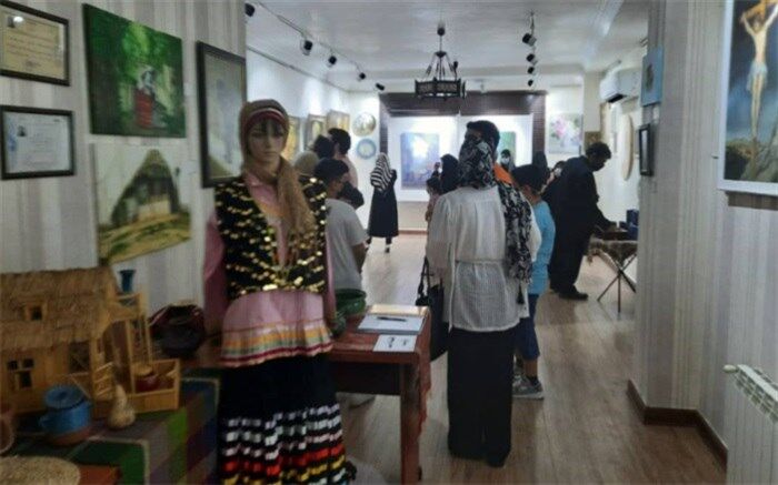 آثار هنرمندان صنایع دستی  ایران و ترک به نمایش درآمد