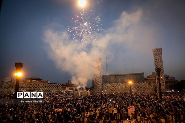 جشن پیروزی ابراهیم رئیسی در انتخابات ریاست جمهوری_1