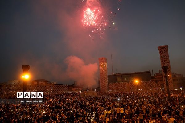 جشن پیروزی ابراهیم رئیسی در انتخابات ریاست جمهوری_1