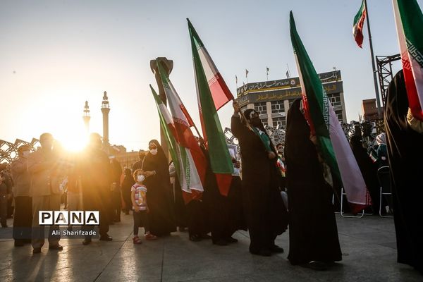 جشن پیروزی ابراهیم رئیسی در انتخابات ریاست جمهوری
