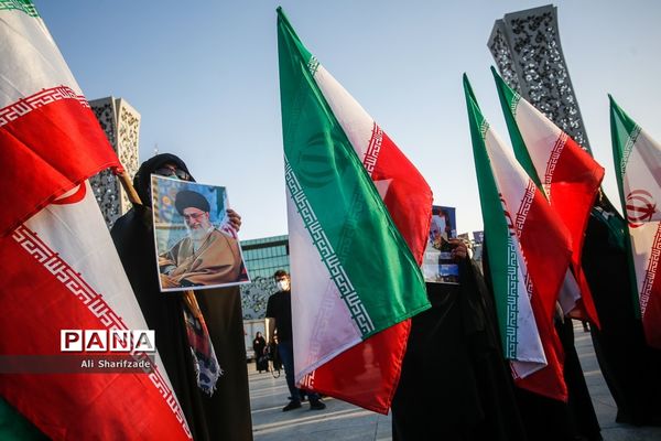 جشن پیروزی ابراهیم رئیسی در انتخابات ریاست جمهوری