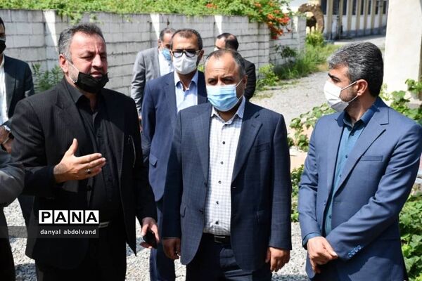 بازدید معاون وزیر آموزش و پرورش از طرح های عمرانی آموزش و پرورش محمودآباد