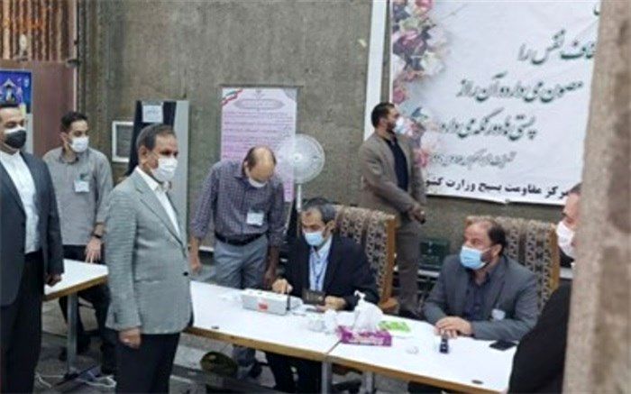 اسحاق جهانگیری در انتخابات شرکت کرد