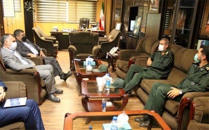 حضور فرمانده سپاه سیدالشهداء(ع) استان تهران در ستاد انتخابات اسلامشهر