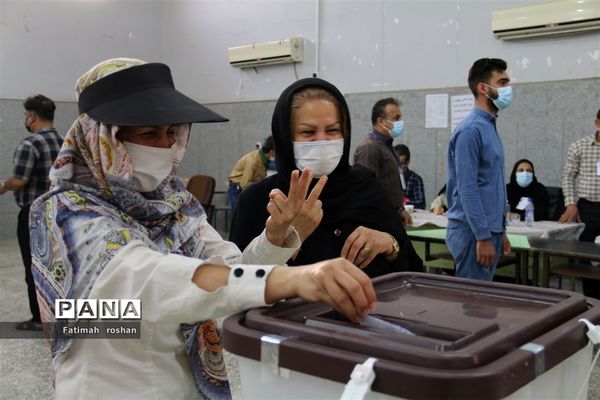 حضور و مشارکت مردم شهرستان امیدیه در انتخابات ۱۴۰۰-۲