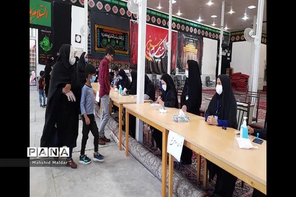 حضور حماسه ساز مردم سرایان در پای صندوق های رأی