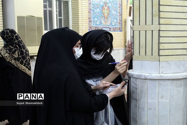 مشارکت و حضور مردم اهواز در انتخابات 1400-2