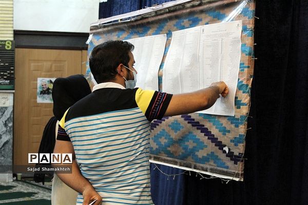 مشارکت و حضور مردم اهواز در انتخابات 1400-2