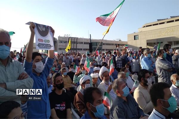 جشن مردم مشهد برای پیروزی رئیس جمهوری منتخب