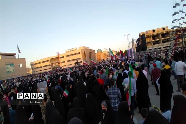 جشن مردم مشهد برای پیروزی رئیس جمهوری منتخب