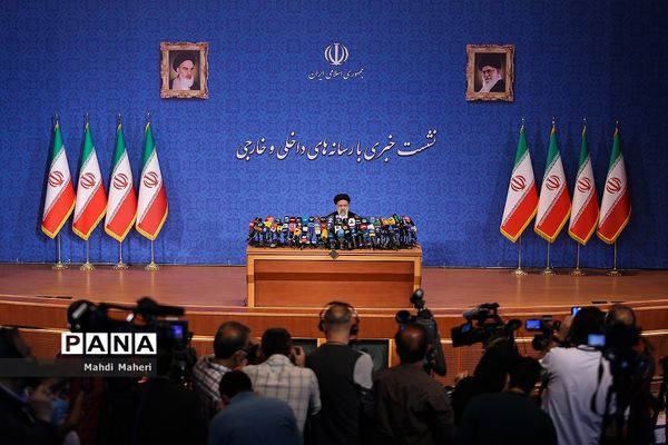 نشست خبری رئیس جمهور منتخب