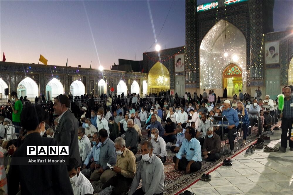 برگزاری جشن میلاد  امام رضا(ع) در امامزاده سید حمزه شهرستان کاشمر