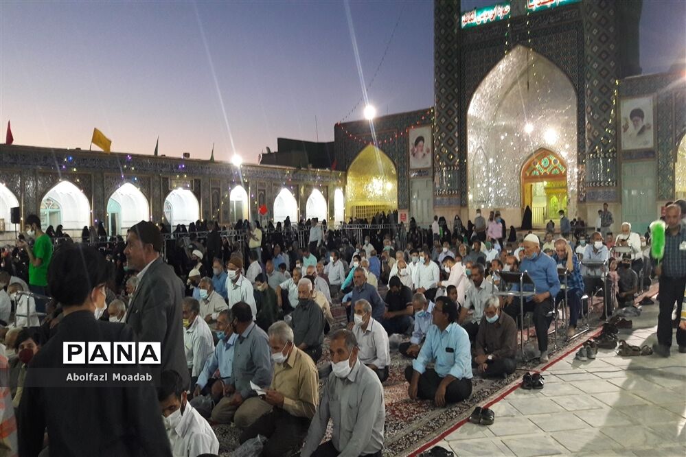 برگزاری جشن میلاد  امام رضا(ع) در امامزاده سید حمزه شهرستان کاشمر