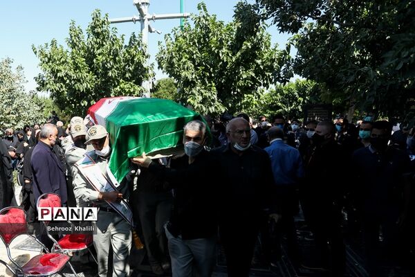 مراسم تشییع پیکر خبرنگاران فقید ایسنا و ایرنا