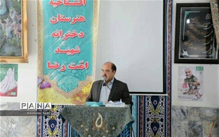 آئین بهره‌برداری از هنرستان مستقل دخترانه شهید امت رضا