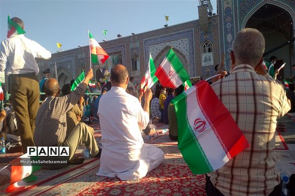 جشن ولادت امام رضا (ع) با حضور رئیس جمهور منتخب مردم در حرم مطهر رضوی