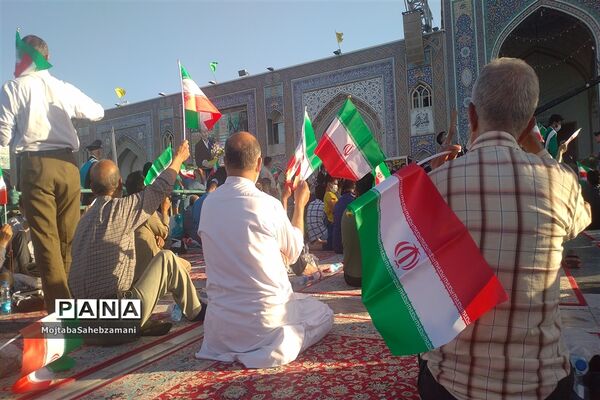 جشن ولادت امام رضا (ع) با حضور رئیس جمهور منتخب مردم در حرم مطهر رضوی