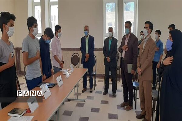 حضور رئیس سازمان دانش‌آموزی استان یزد در ابرکوه