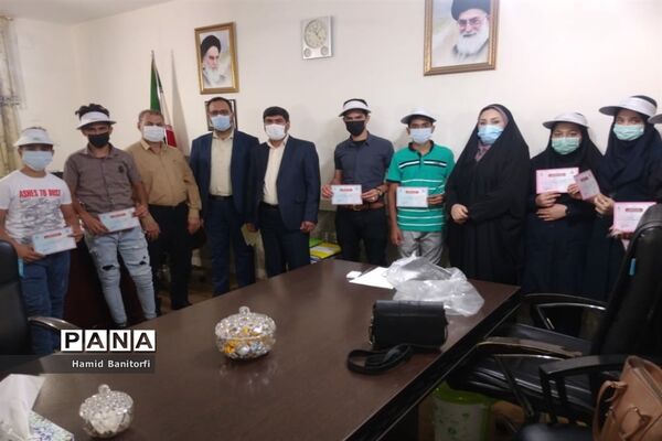 اعطای گواهی خبرنگاری خبرنگاران پانا شهرستان حمیدیه