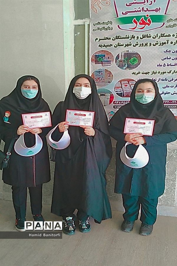 اعطای گواهی خبرنگاری خبرنگاران پانا شهرستان حمیدیه