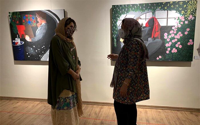 شوقی بیگی: در دنیای زنانه نمایشگاه «گاه خویش» مخاطب اولویت دارد