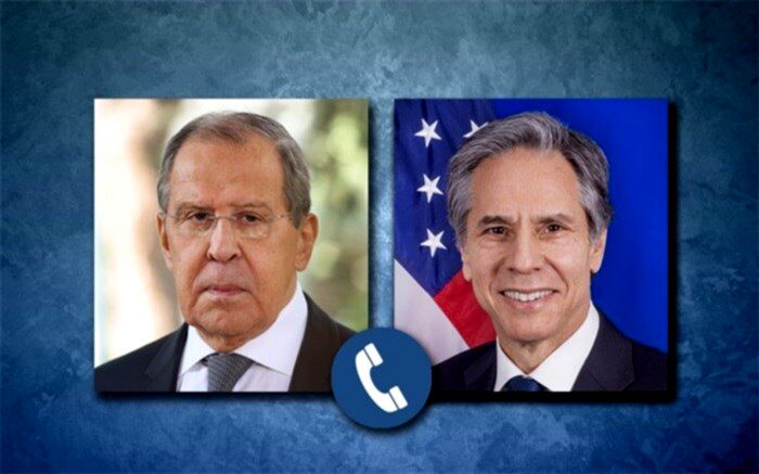 در تماس تلفنی  لاوروف و بلینکن چه گفته شد؟