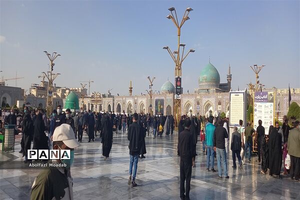 عزاداری پرشور زائرین و مجاورین مشهد مقدس در روز شهادت امام رضا(ع)