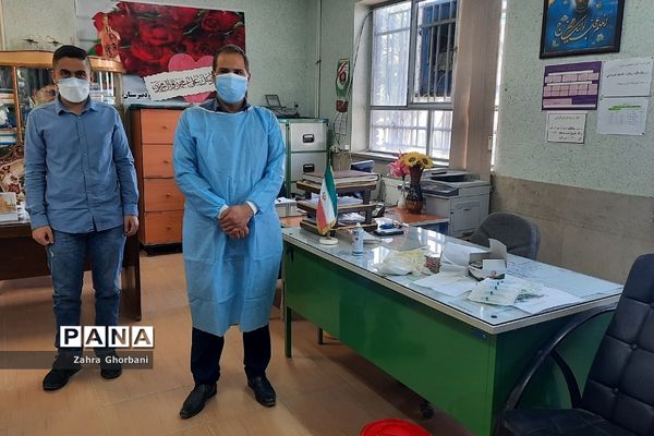 واکسیناسیون دانش‌آموزان شهرستان دماوند