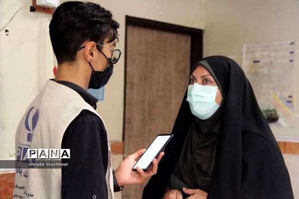 واکسیناسیون دانش‌آموزان مدارس ناحیه یک ری