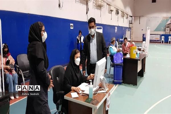 آغاز واکسیناسیون دانش‌آموزان ناحیه ۴ اهواز