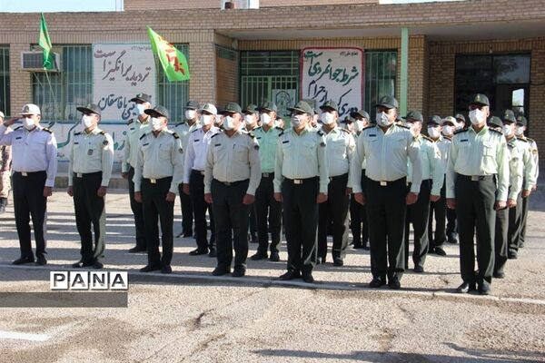 صبحگاه مشترک یگان‌های نیروهای مسلح ابرکوه