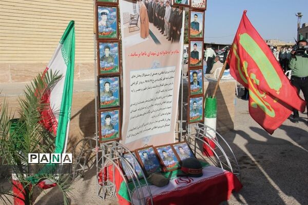 صبحگاه مشترک یگان‌های نیروهای مسلح ابرکوه